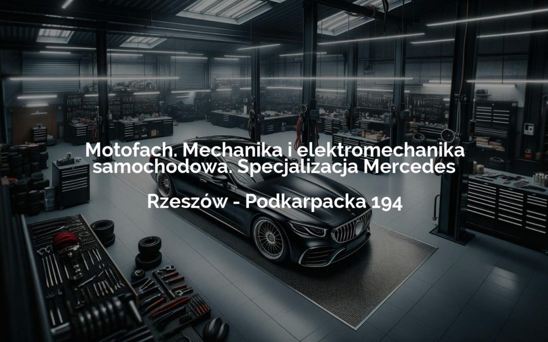 Motofach. Mechanika i elektromechanika samochodowa. Specjalizacja Mercedes – Rzeszów